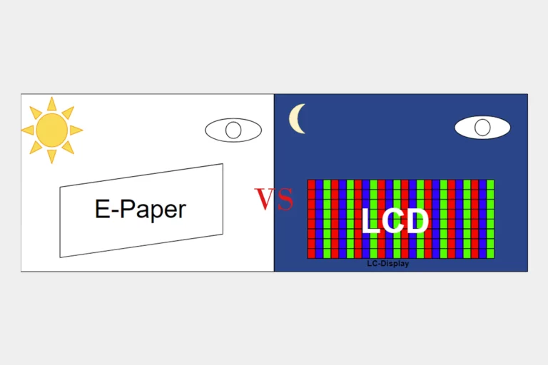 E-Ink vs LCD-Displays – Die Vor- und Nachteile von beiden Technologien