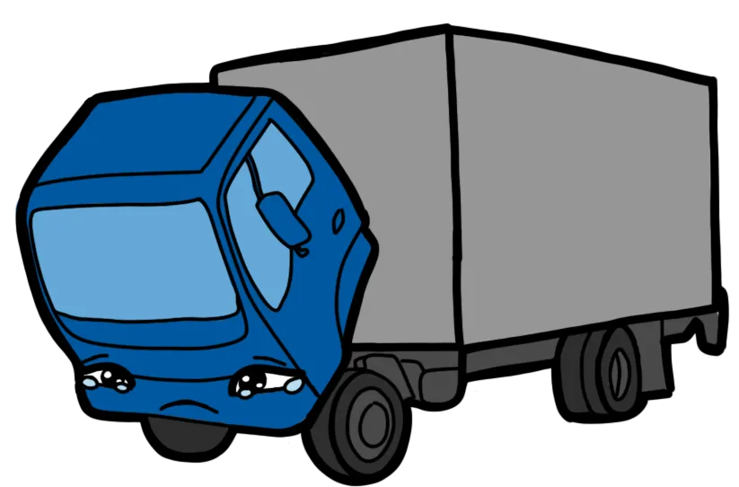 Trauriger Truck für die 404 Seite - RoadAds interactive GmbH